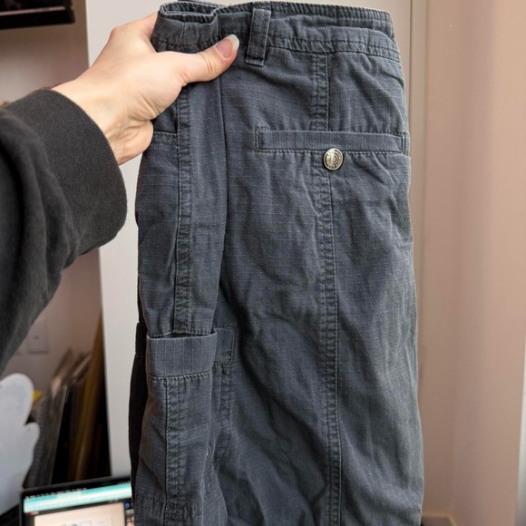 Charcoal Grey Women's cargo skirt - Picture 6 of 7